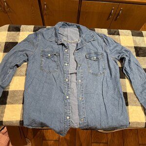 Women's Denim Button up Shirt